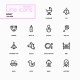 Maternity Concept - Line Design Icons Set