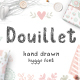 Douillet Hand Drawn Font!