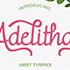 Adelitha - Sweet Typeface