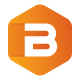 Cubical B Letter Logo