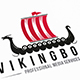 Dragon Viking Boat Logo