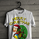 Christmas T-Shirt with Cute Monkey Theme