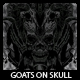 Goats On Skull T-shirt Design