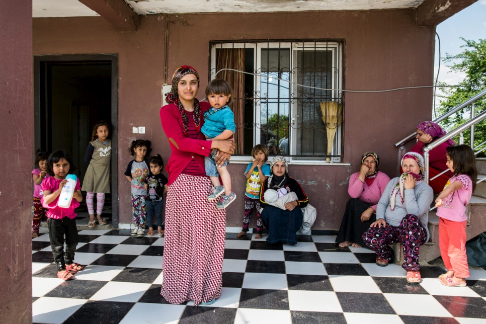 "We will stay here until we can return to Syria," says Asmahan. "Turkey is close to Syria and we don't feel like we are far from home."