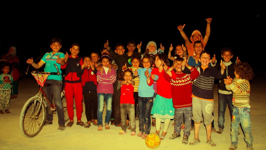 Street lights, provide protection and enhance social life in Aleppo