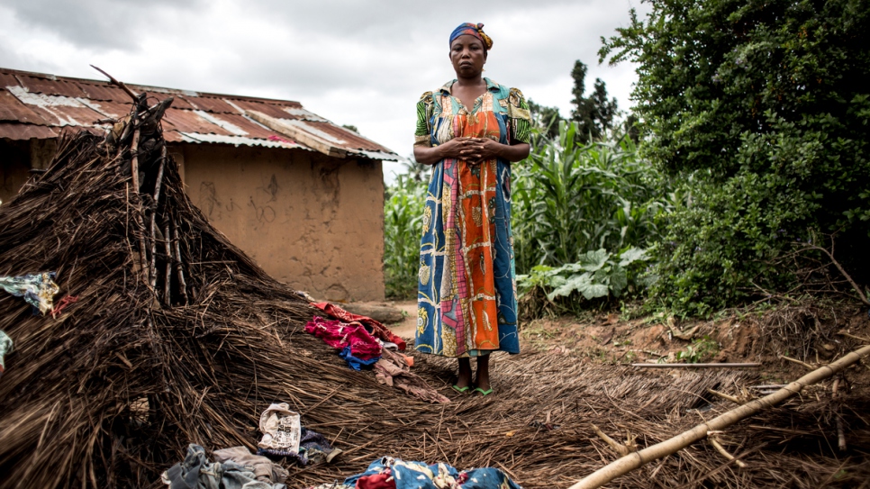 Marie compte parmi les plus de 600 000 personnes déplacées qui sont rentrées chez elles cette année, dans la région du Kasaï, en République démocratique du Congo. 