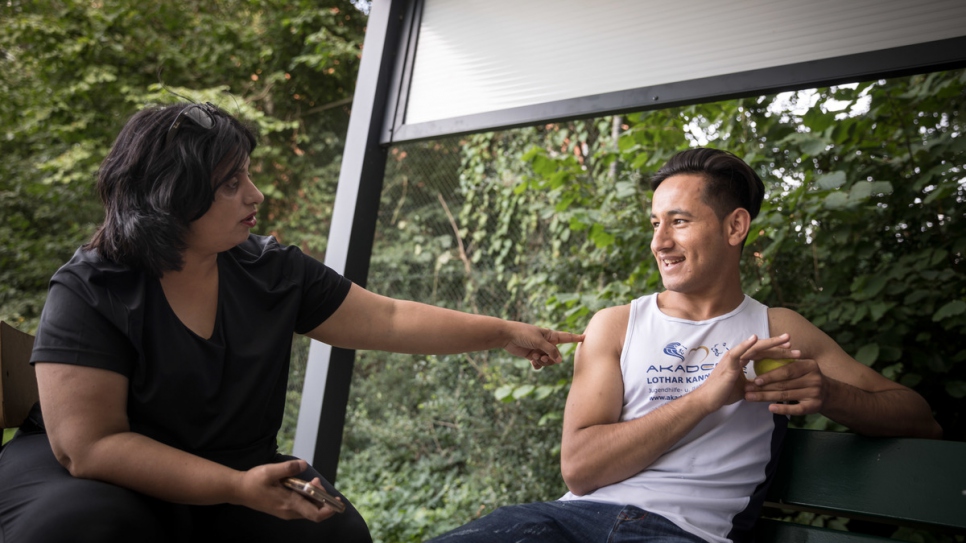 Nisar Tahir (left), 47, founded the SG Findorff cricket club in 2013.