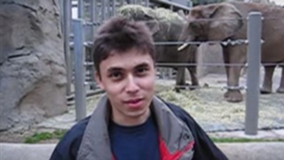 A YouTube thumbnail image for the video 'Me at the zoo'