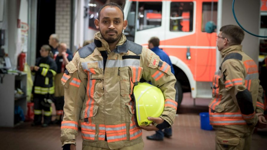 Somalischer Asylbewerber engagiert sich in Brandenburger Freiwilliger Feuerwehr