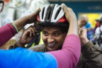Fahrräder für Flüchtlinge in London