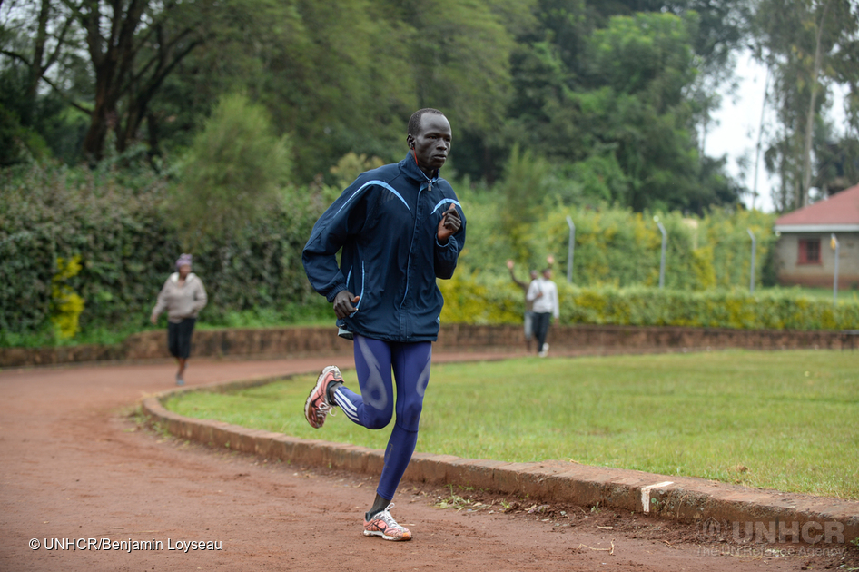 Kenya. Refugee athletes train for Rio 2016 Olympic Games