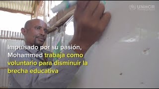 Etiopía: Mohammed enseña a las mujeres refugiada a leer y escribir