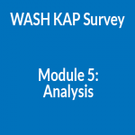 WASH KAP Survey Module 5: Analysis