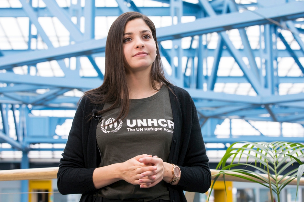 Switzerland. Refugee Olympian Yusra Mardini announced as UNHCR Goodwill Ambassador