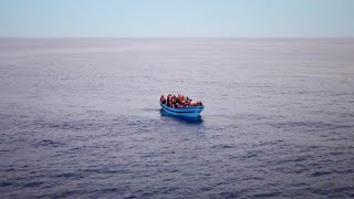 Greece. Refugees and migrants arrive in Lesvos.