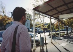 Envato customer walking in the street