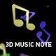 3D Music Note - VideoHive Item for Sale
