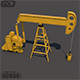 Oil Pumpjack 3D Model