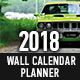 2018 Wall Calendar Planner Template - GraphicRiver Item for Sale