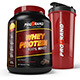 Protein Supplement Bottle and Shaker