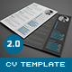 3-Piece Resume CV Cover Letter - GraphicRiver Item for Sale