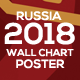 2018 Soccer / Football World Cup Wall Chart Poster - GraphicRiver Item for Sale