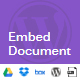 Embed Document from Media Library, Google Drive, Dropbox, and Box - CodeCanyon Item for Sale