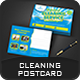 Cleaning Services Postcard Templates