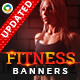 Health & Fitness Banner Set