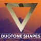 Duotone Geometric Shapes