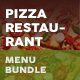 Pizza Restaurant Menu Print Bundle 3