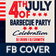 4th of July BBQ Facebook Cover