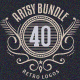 Artsy Vintage Retro Insignia and Logos Bundle - GraphicRiver Item for Sale