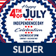 4th of July Web Slider