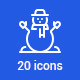 20 Christmas Icons