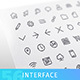 Interface Line Icons Set