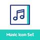 50 Music Player Icon Set