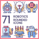 Robotics Icons - Rounded