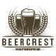 Beer Crest Logo Template