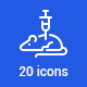 20 Science Icons