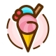 Gelato Ice Cream Logo