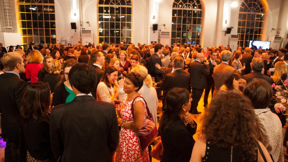 The reception before the 2015 Nansen Refugee Award Ceremony
