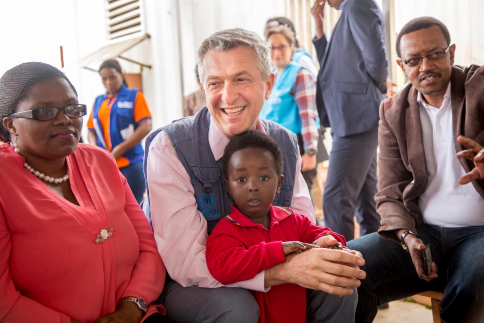 Rwanda. HC visit to Gihembe Refugee Camp