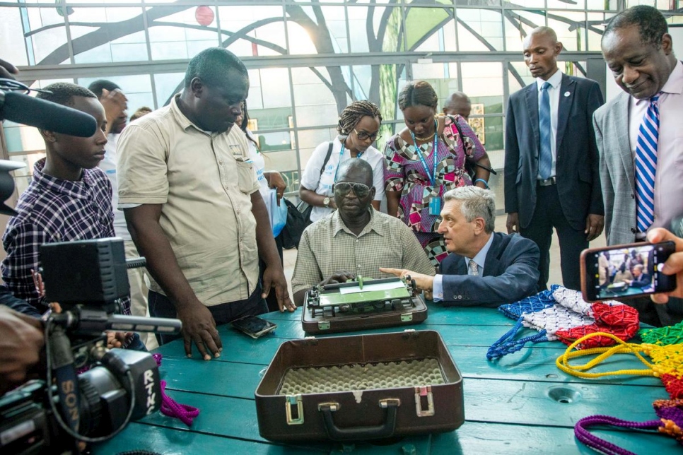 Democratic Republic of the Congo. High Commissioner, Filippo Grandi, visits urban refugees Kinshasa