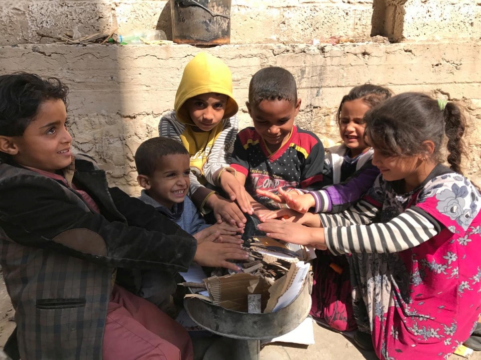 Yemen. UNHCR winter assistance for displaced Yemenis