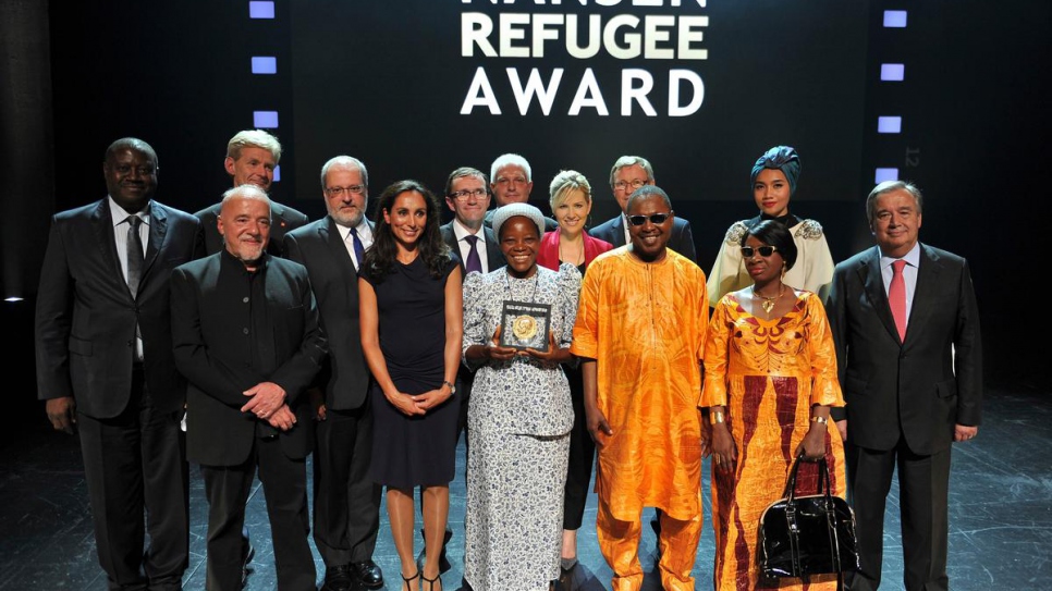 UNHCR's Nansen Refugee Award ceremony which took place in Geneva Switzerland on September 30, 2013. 