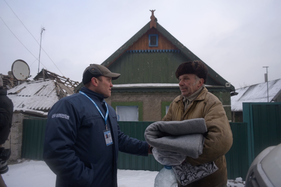 Ukraine. Helping the vulnerable in a town under fire