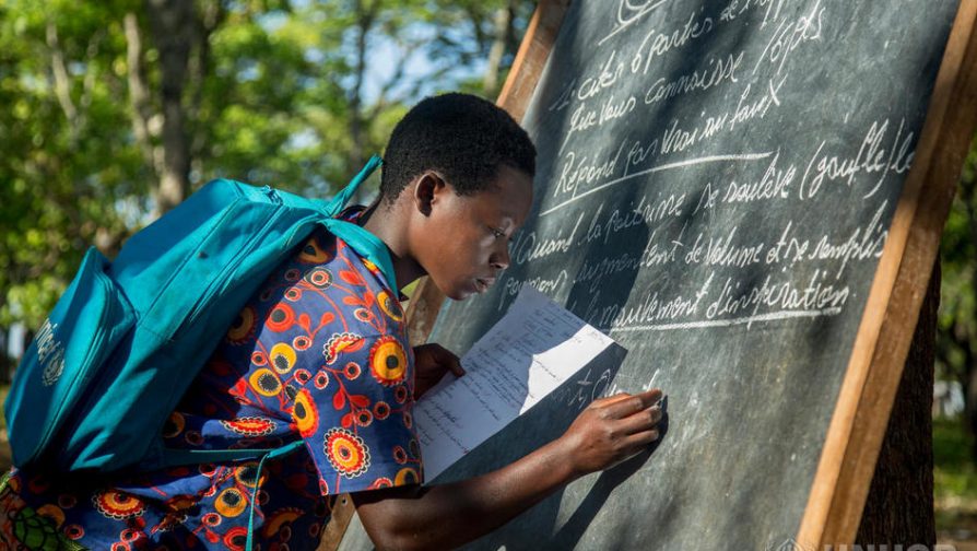Classrooms without “walls” in Tanzania