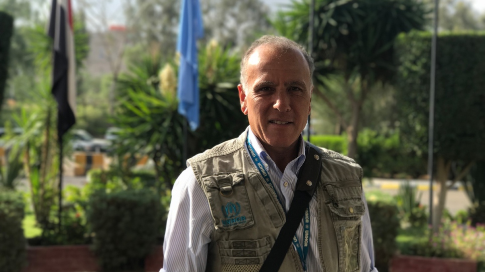 Portrait of UNHCR's Representative in Yemen, Ayman Gharaibeh.