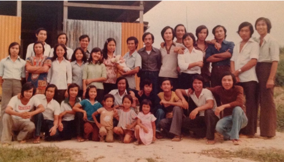 Certains des réfugiés vietnamiens qui ont fui en 1979 sur le même bateau que la tante de Jennifer Xu.  